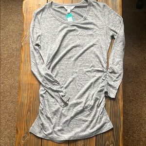 Gray Long Sleeve Women's Top